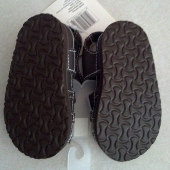Baby Girl's Size 2 Infant Brown Sandals NWT - Picture 6 of 7